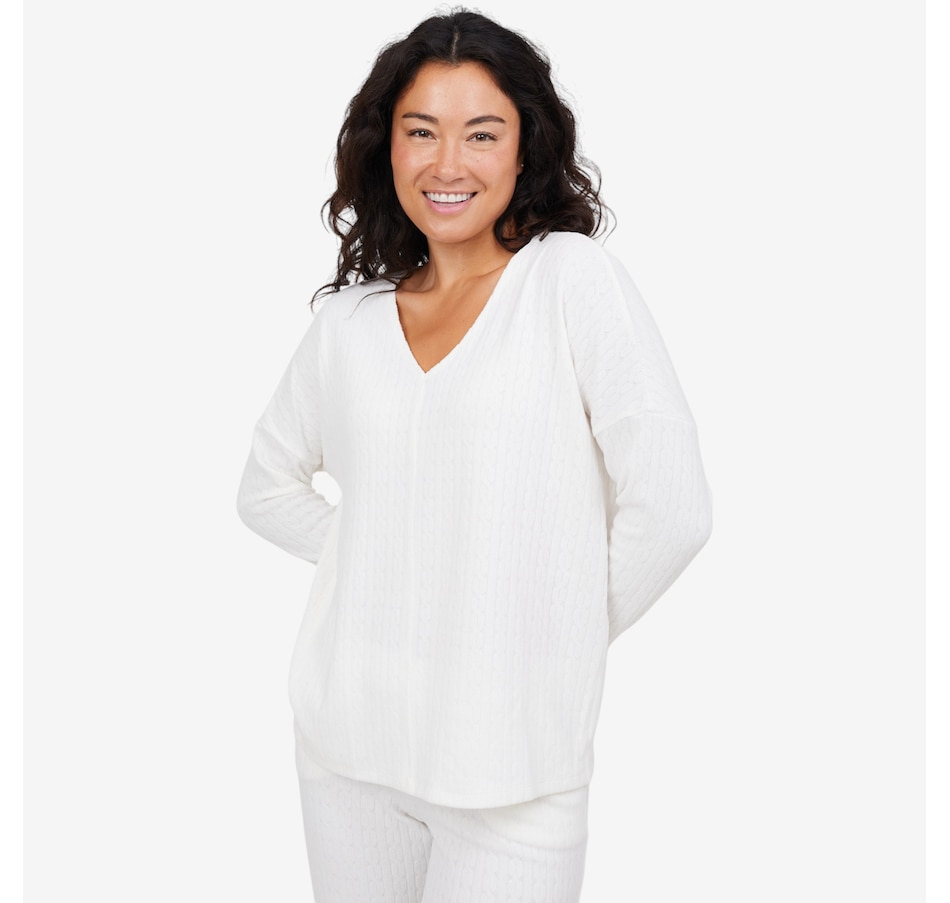 Image 104123_ALTMORE7.jpg, Product 104-123 / Price $69.99, Kim & Co. Soft Cable Knit Relaxed Top from Kim & Co. on TSC.ca's Fashion department