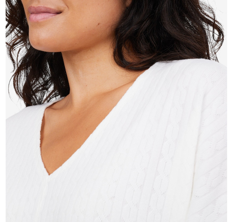 Image 104123_ALTMORE9.jpg, Product 104-123 / Price $69.99, Kim & Co. Soft Cable Knit Relaxed Top from Kim & Co. on TSC.ca's Fashion department