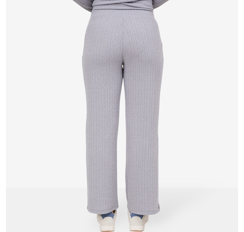 Image 104124_ALTMORE2.jpg, Product 104-124 / Price $54.99, Kim & Co. Soft Cable Knit Straight Pant  from Kim & Co. on TSC.ca's Fashion department