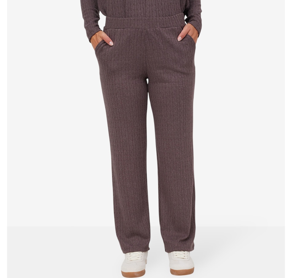Image 104124_ALTMORE5.jpg, Product 104-124 / Price $54.99, Kim & Co. Soft Cable Knit Straight Pant  from Kim & Co. on TSC.ca's Fashion department
