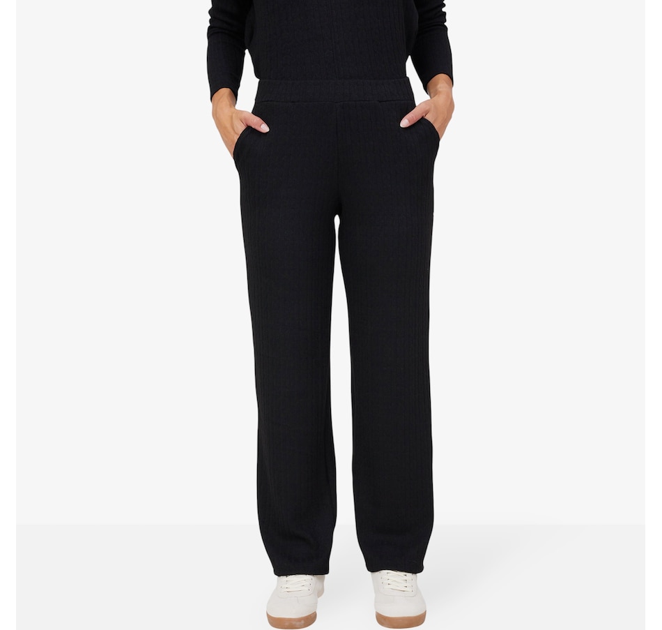 Image 104124_ALTMORE7.jpg, Product 104-124 / Price $54.99, Kim & Co. Soft Cable Knit Straight Pant  from Kim & Co. on TSC.ca's Fashion department