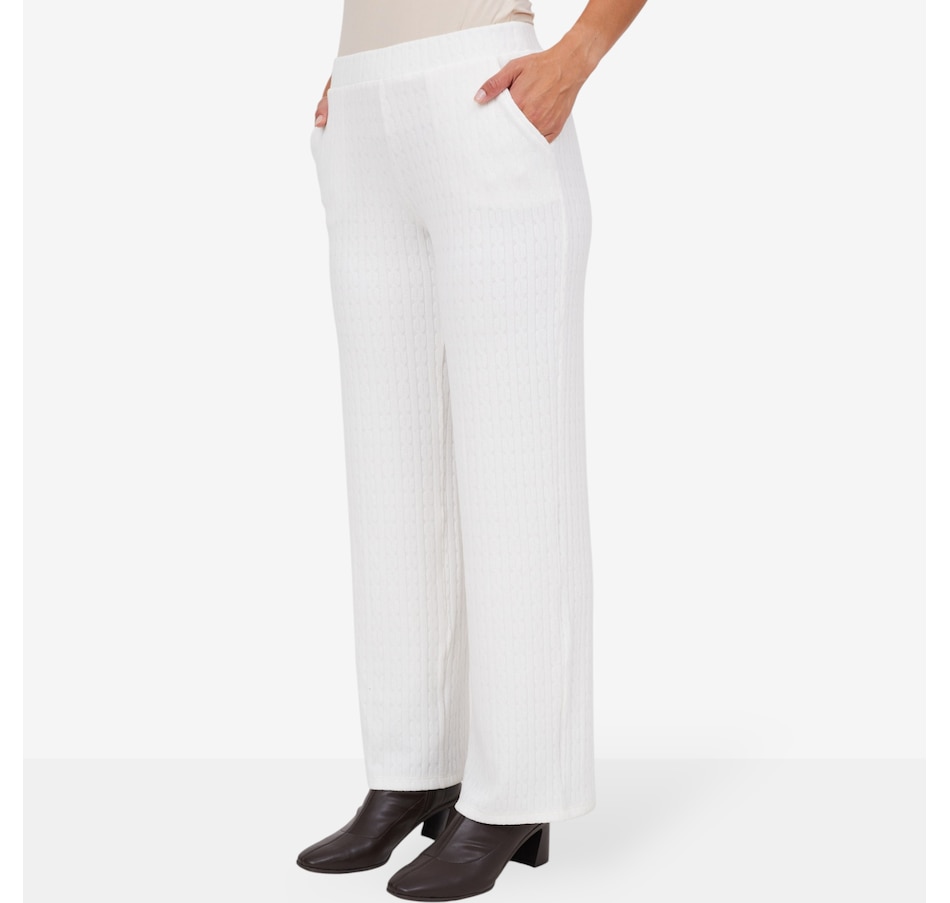 Image 104124_ALTMORE9.jpg, Product 104-124 / Price $54.99, Kim & Co. Soft Cable Knit Straight Pant  from Kim & Co. on TSC.ca's Fashion department