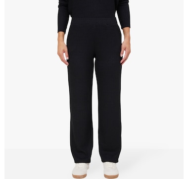 Kim &amp; Co. Soft Cable Knit Straight Pant 