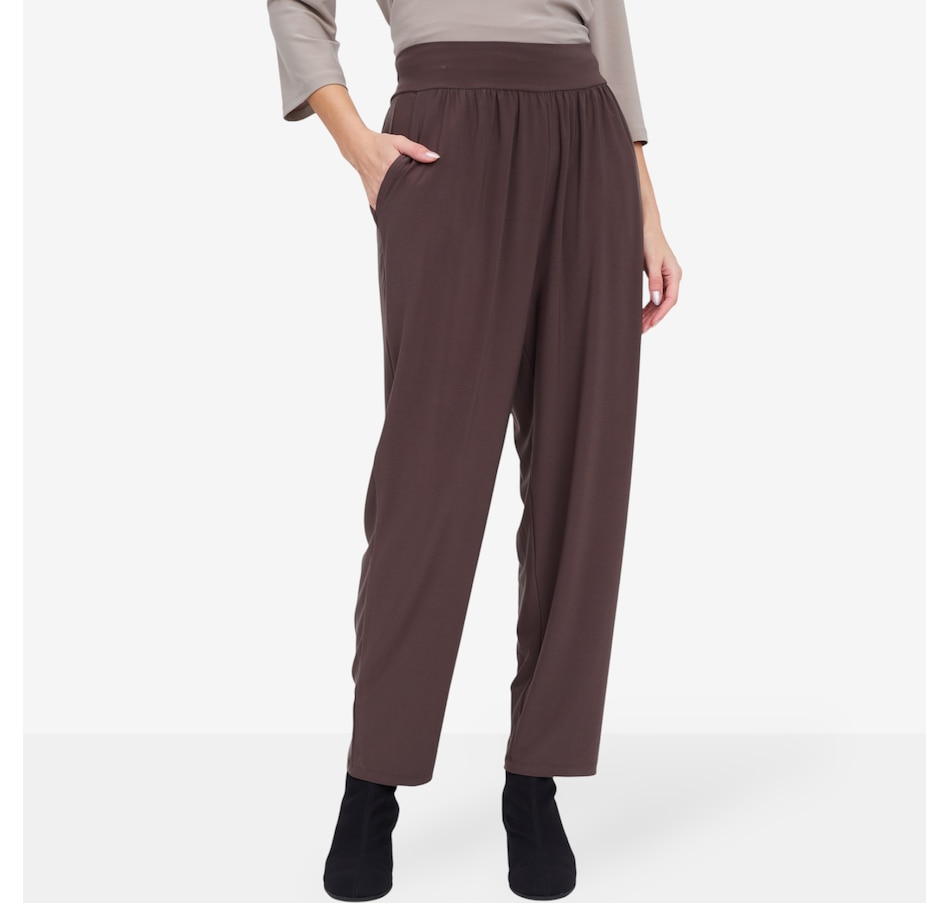 Image 104147_ALTMORE2.jpg, Product 104-147 / Price $54.99, Kim & Co. Deluxe Brazil Knit Jersey Ankle Length Wellness Trouser from Kim & Co. on TSC.ca's Fashion department