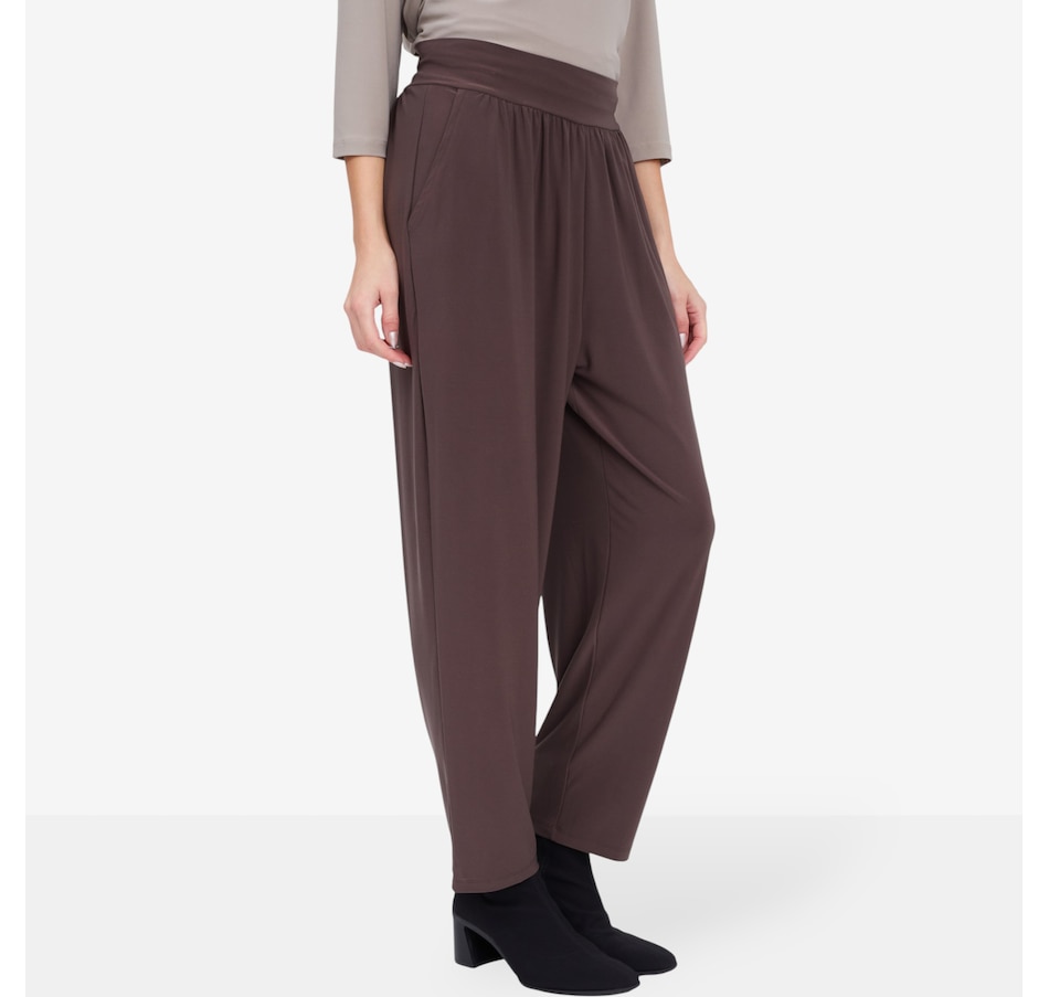 Image 104147_ALTMORE3.jpg, Product 104-147 / Price $54.99, Kim & Co. Deluxe Brazil Knit Jersey Ankle Length Wellness Trouser from Kim & Co. on TSC.ca's Fashion department
