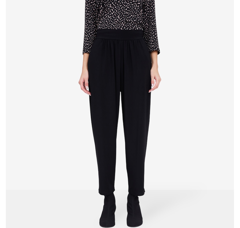 Image 104147_BLK.jpg, Product 104-147 / Price $54.99, Kim & Co. Deluxe Brazil Knit Jersey Ankle Length Wellness Trouser from Kim & Co. on TSC.ca's Fashion department