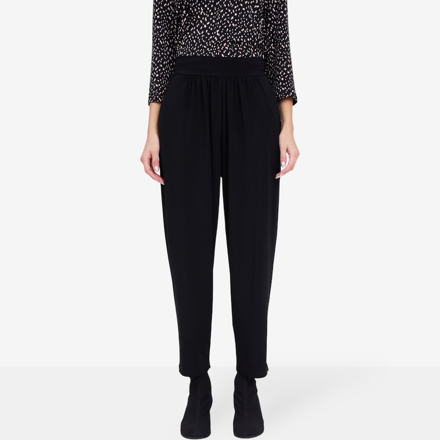 Image 104147_BLK.jpg, Product 104-147 / Price $29.33, Kim & Co. Deluxe Brazil Knit Jersey Ankle Length Wellness Trouser from Kim & Co. on TSC.ca's Fashion department