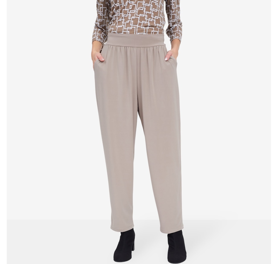Image 104147_STN.jpg, Product 104-147 / Price $54.99, Kim & Co. Deluxe Brazil Knit Jersey Ankle Length Wellness Trouser from Kim & Co. on TSC.ca's Fashion department
