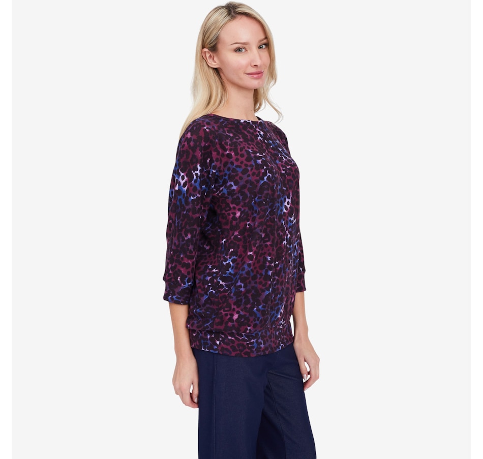 Image 104151_ALTMORE4.jpg, Product 104-151 / Price $59.99, Kim & Co. Soft Touch 3/4 Length Dolman Sleeve Blouson Top from Kim & Co. on TSC.ca's Fashion department