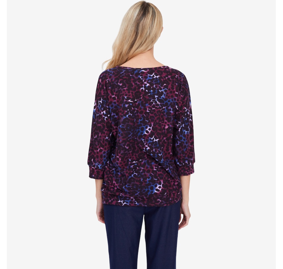 Image 104151_ALTMORE5.jpg, Product 104-151 / Price $59.99, Kim & Co. Soft Touch 3/4 Length Dolman Sleeve Blouson Top from Kim & Co. on TSC.ca's Fashion department