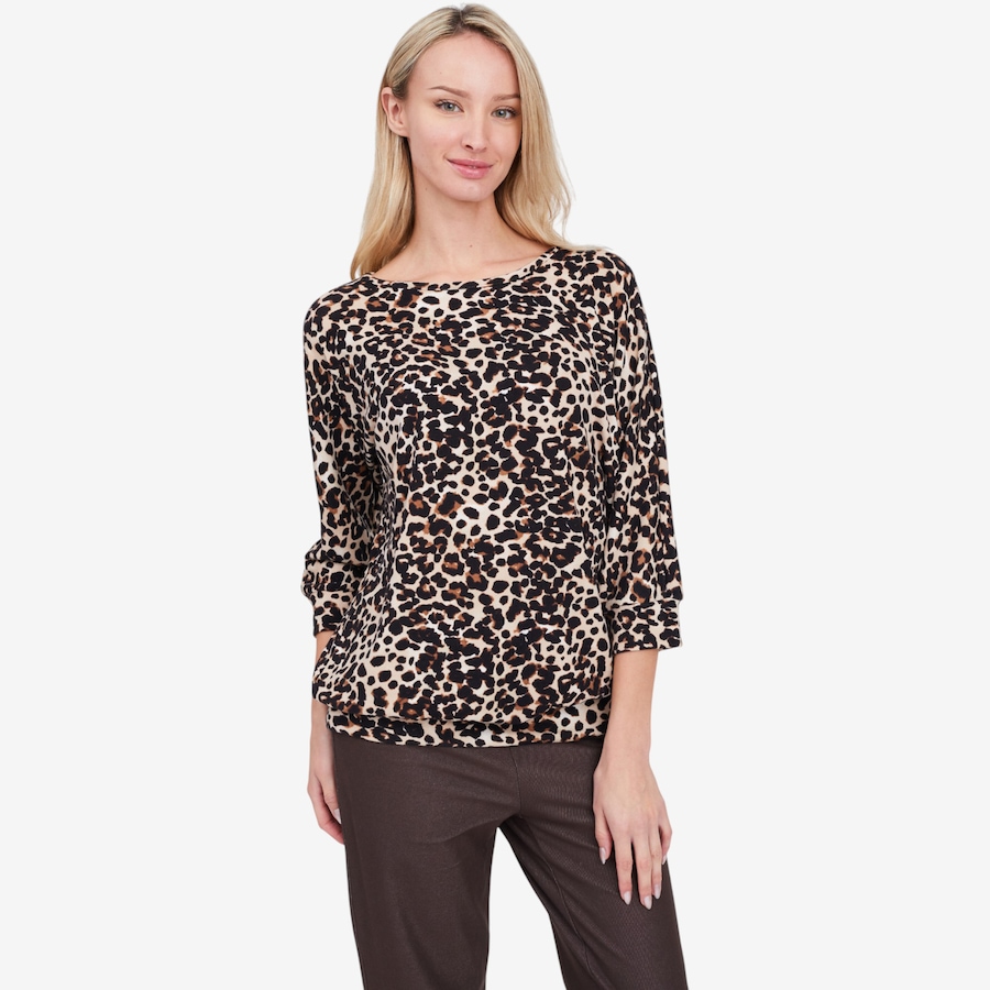 Image 104151_NTRLL.jpg, Product 104-151 / Price $34.33, Kim & Co. Soft Touch 3/4 Length Dolman Sleeve Blouson Top from Kim & Co. on TSC.ca's Fashion department