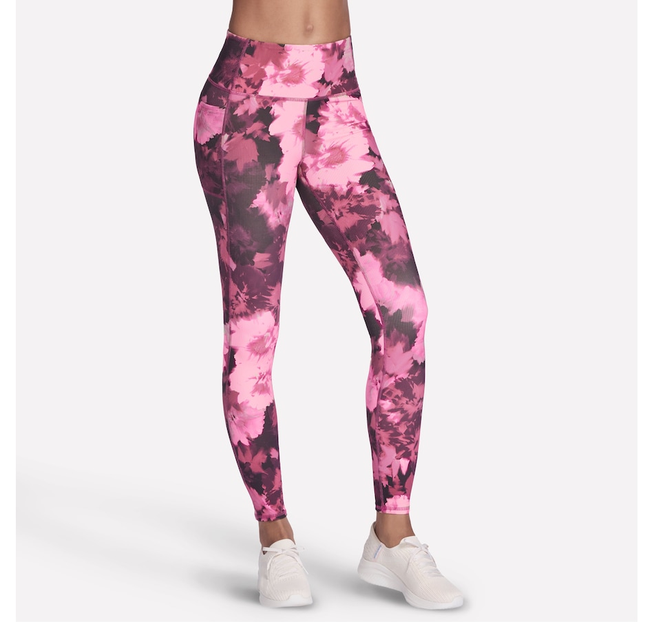 Image 104211_BRG.jpg, Product 104-211 / Price $69.99, Skechers Go Flex Rib Inbloom Full Length High Waisted Legging from Skechers on TSC.ca's Fashion department
