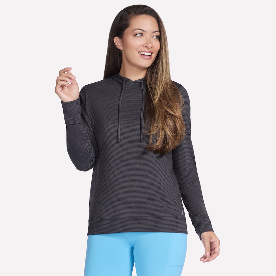 Image 104219_BLK.jpg, Product 104-219 / Price $19.33, Skechers Go Dri Swift Stripe Hoodie from Skechers on TSC.ca's Fashion department