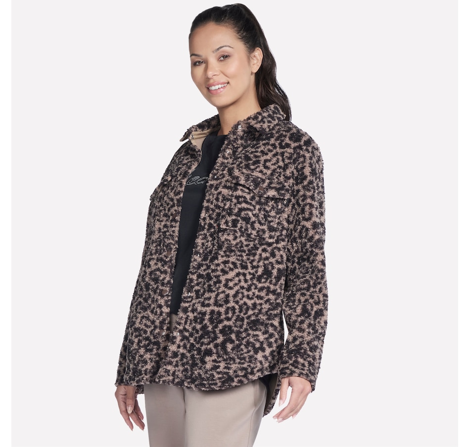 Image 104224_ALTMORE1.jpg, Product 104-224 / Price $29.33, Skechers On-The-Go Cheetah Sherpa Jacket from Skechers on TSC.ca's Fashion department