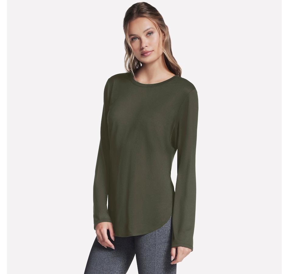 Image 104228_ALTMORE6.jpg, Product 104-228 / Price $39.99, Skechers Go Dri Swift Long Sleeve Tunic Crew Tee from Skechers on TSC.ca's Fashion department