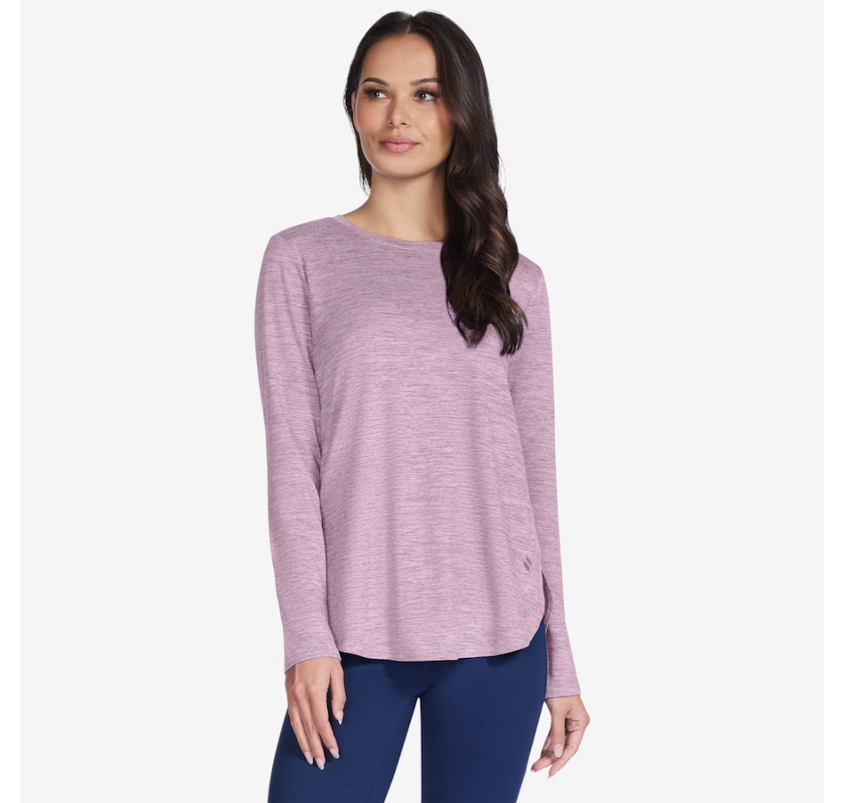 Image 104228_MVE.jpg, Product 104-228 / Price $50.00, Skechers Go Dri Swift Long Sleeve Tunic Crew Tee from Skechers on TSC.ca's Fashion department