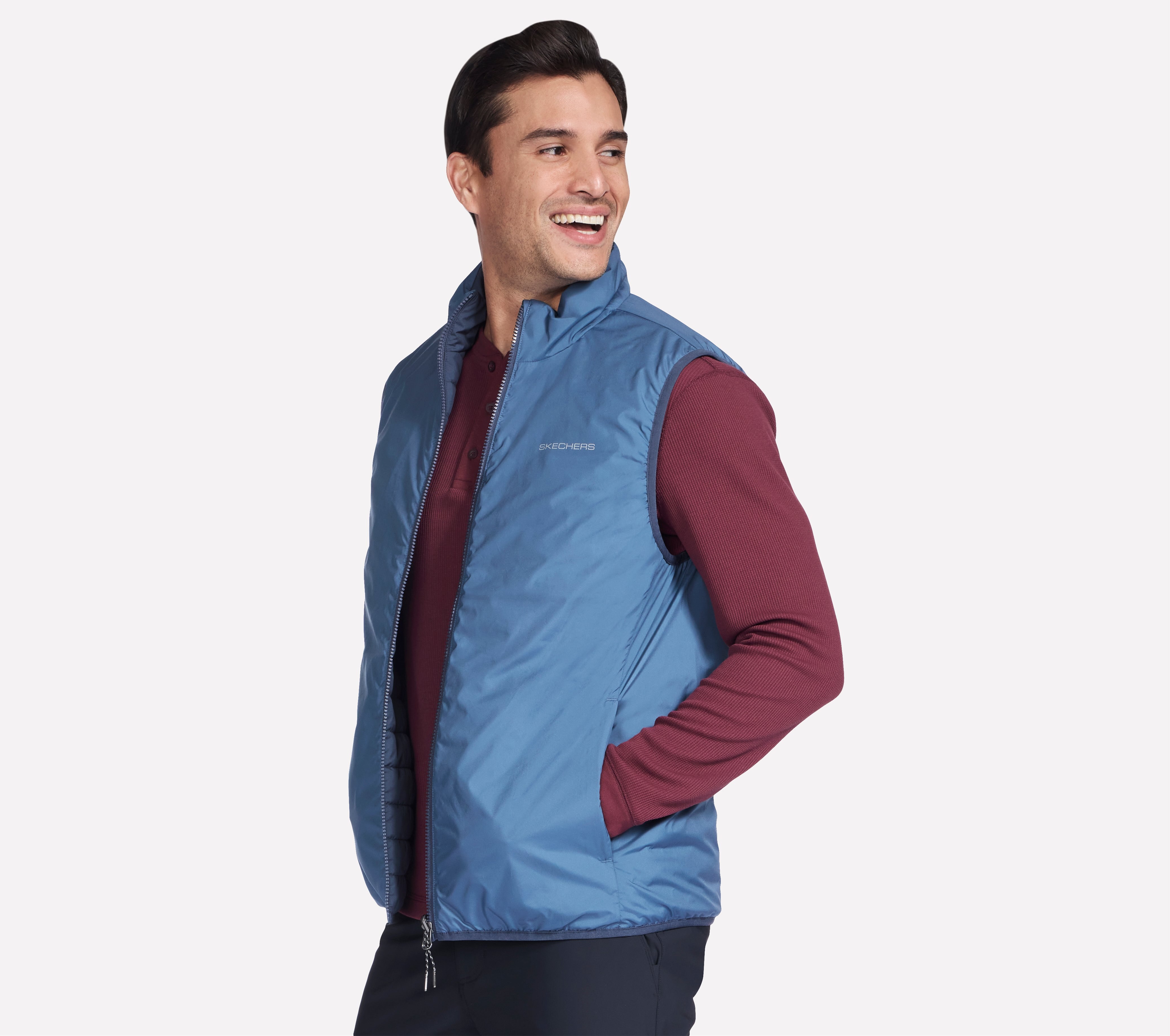luxe ES:S / エスREVERSIBLE VEST Skechers Men's Go Shield Altitude Reversible Vest - TSC.ca