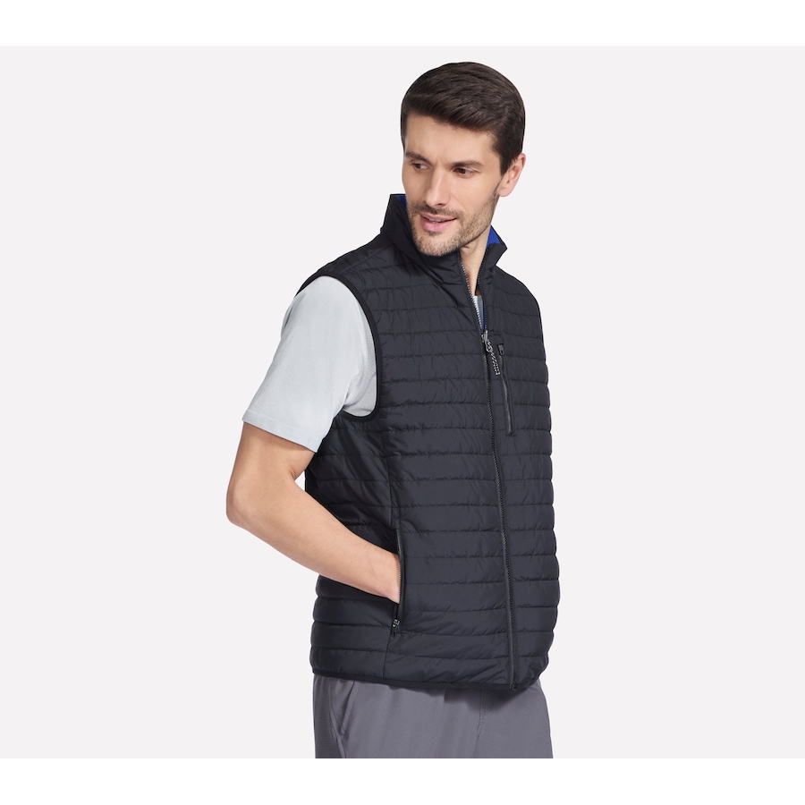 Image 104245_BKBU.jpg, Product 104-245 / Price $29.33, Skechers Men's Go Shield Altitude Reversible Vest from Skechers on TSC.ca's Fashion department