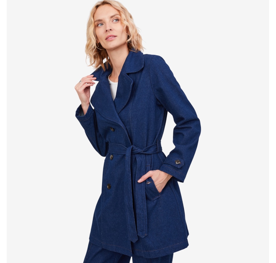 Image 104342_DEEIO.jpg, Product 104-342 / Price $139.88, Legacy Denim Trench with Contrast Stitch Detail from Legacy on TSC.ca's Fashion department