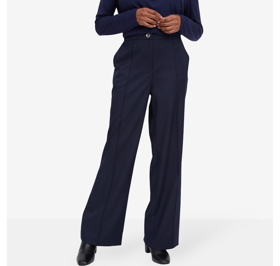 Image 104361_NVY.jpg, Product 104-361 / Price $89.88, Legacy Victoria Zip Front Wide Leg Pant from Legacy on TSC.ca's Fashion department