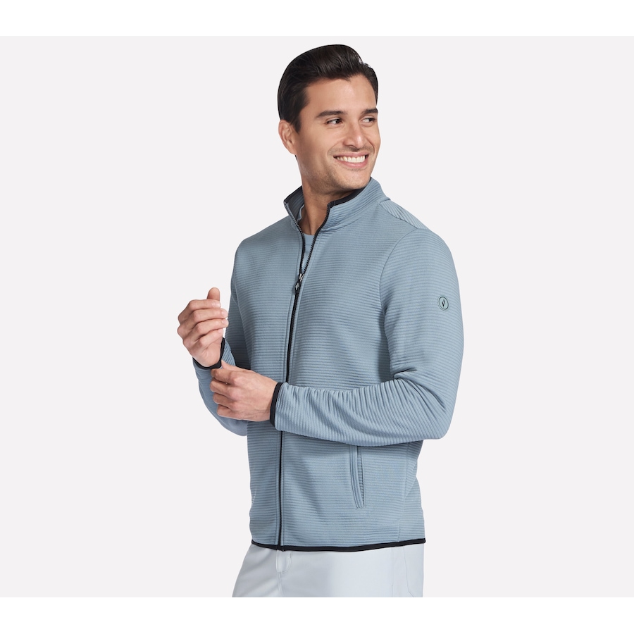 Image 104372_BLU.jpg, Product 104-372 / Price $80.00, Skechers Men's The Hoodless Hoodie Ottoman Jacket from Skechers on TSC.ca's Fashion department