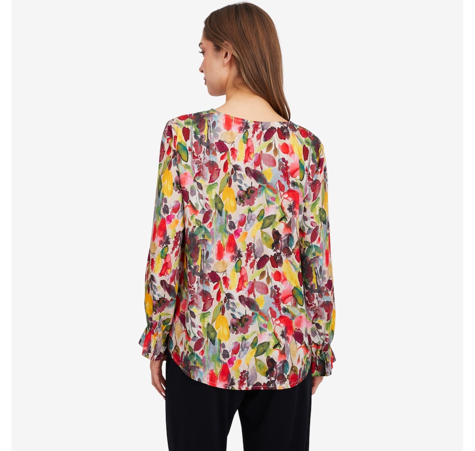 Image 104383_ALTMORE4.jpg, Product 104-383 / Price $79.99, Mr. Max Micro Crepe Blouse with Romantic Sleeve Detail from Mr. Max on TSC.ca's Fashion department