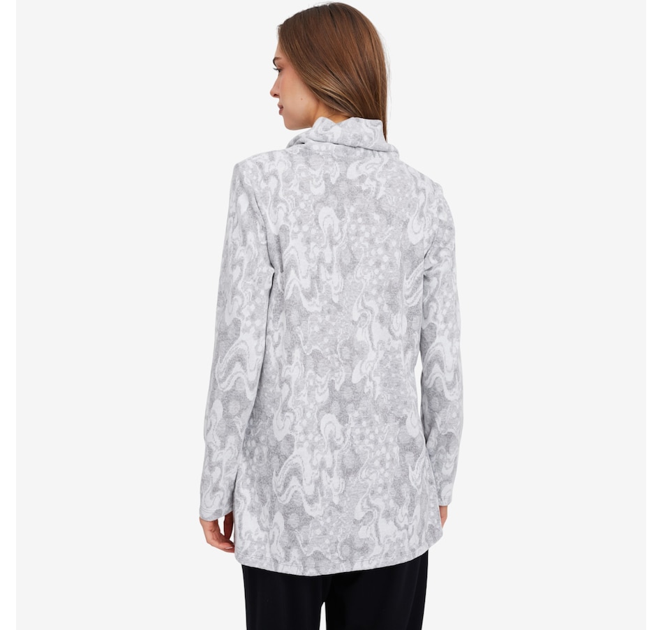 Image 104387_ALTMORE4.jpg, Product 104-387 / Price $79.99, Mr. Max Leona Soft Jacquard Knit Cowl Neck Tunic from Mr. Max on TSC.ca's Fashion department