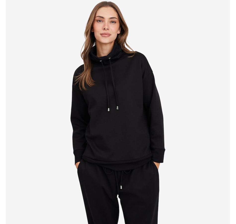 Image 104391_BLK.jpg, Product 104-391 / Price $89.99, Mr. Max Cotton Blend Scuba Pullover Top from Mr. Max on TSC.ca's Fashion department