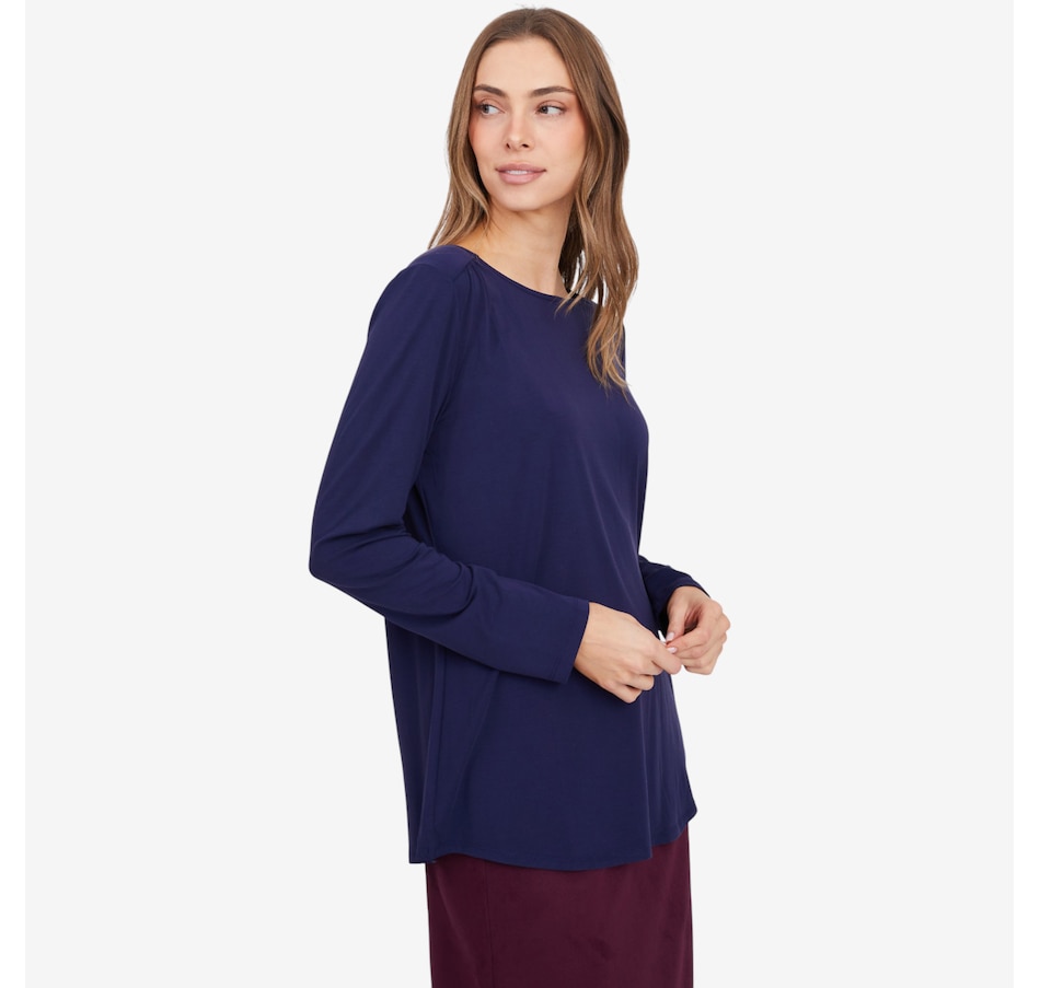 Image 104396_ALTMORE1.jpg, Product 104-396 / Price $59.99, Mr. Max Ultra Modal Essential Top with Shirring Detail from Mr. Max on TSC.ca's Fashion department