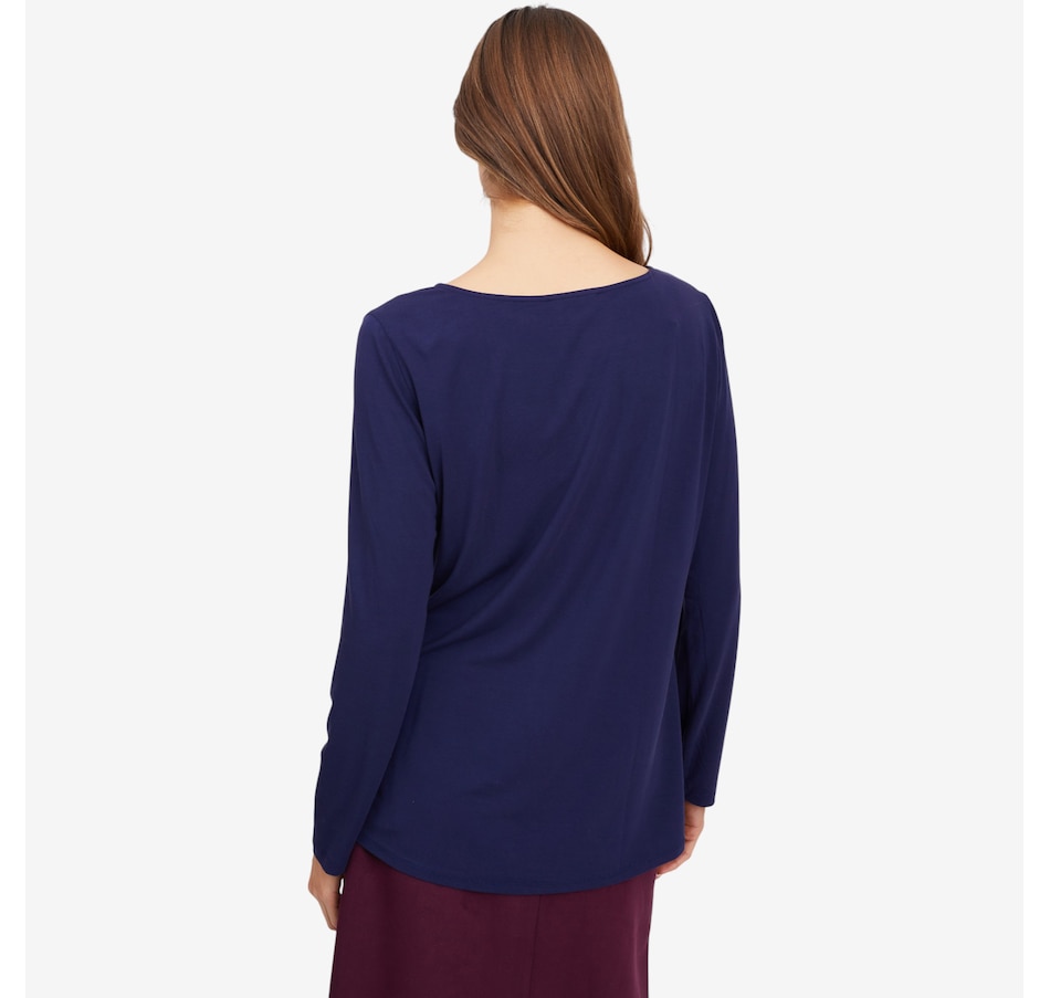 Image 104396_ALTMORE2.jpg, Product 104-396 / Price $59.99, Mr. Max Ultra Modal Essential Top with Shirring Detail from Mr. Max on TSC.ca's Fashion department