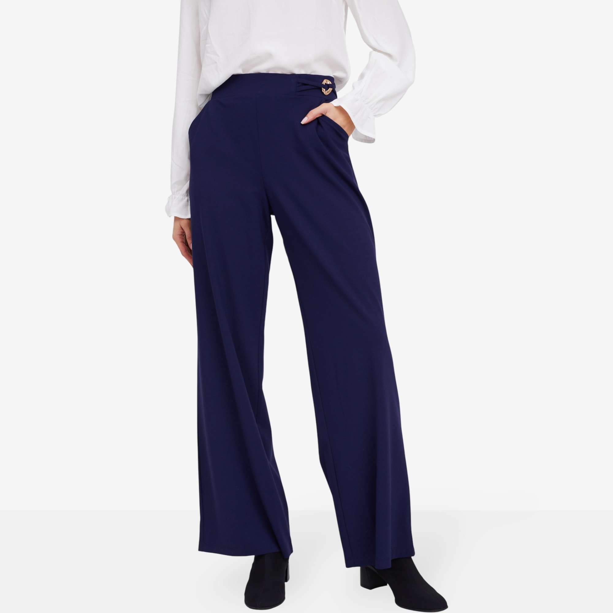 Mr. Max Dream Knit Pant with Decorative Waistband Detail - TSC.ca