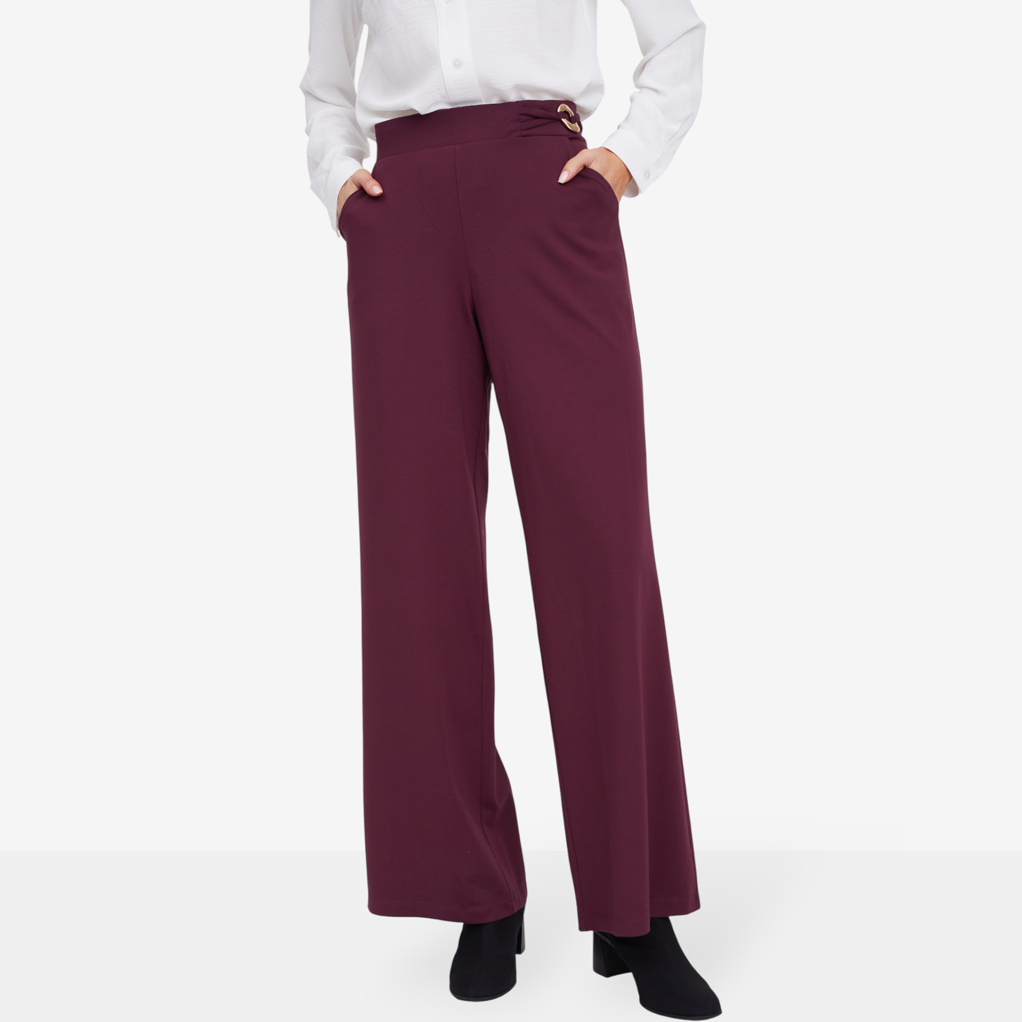 Mr. Max Dream Knit Pant with Decorative Waistband Detail - TSC.ca