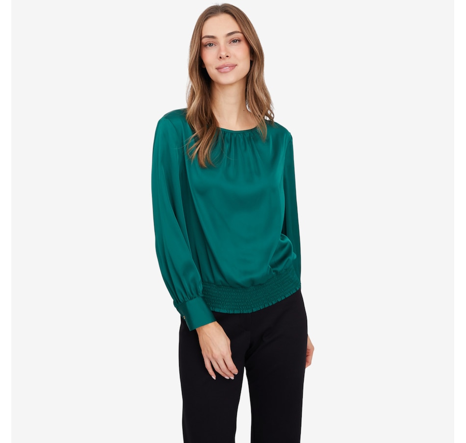 Image 104434_ALTMORE6.jpg, Product 104-434 / Price $140.00, Brian Bailey Satin Blouse from Brian Bailey on TSC.ca's Fashion department