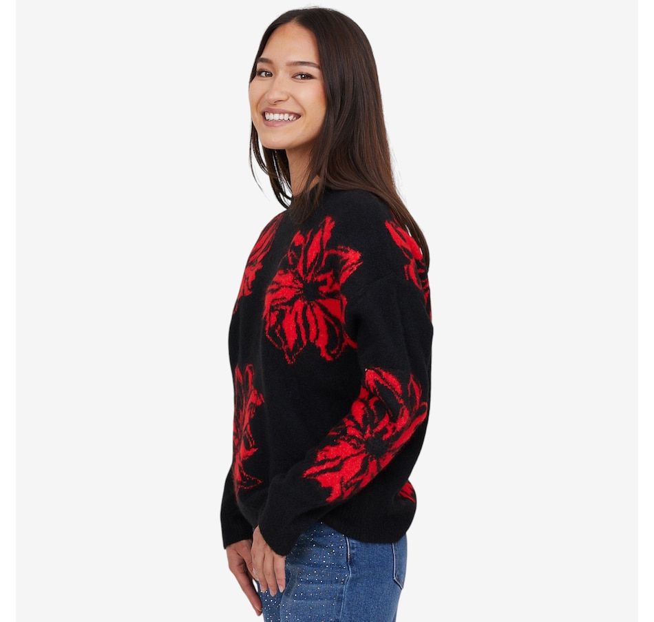 Image 104437_ALTMORE1.jpg, Product 104-437 / Price $140.00, Brian Bailey Graphic Flower Sweater from Brian Bailey on TSC.ca's Fashion department