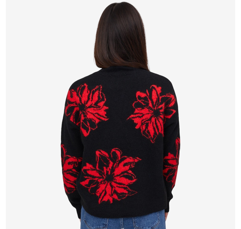 Image 104437_ALTMORE2.jpg, Product 104-437 / Price $140.00, Brian Bailey Graphic Flower Sweater from Brian Bailey on TSC.ca's Fashion department