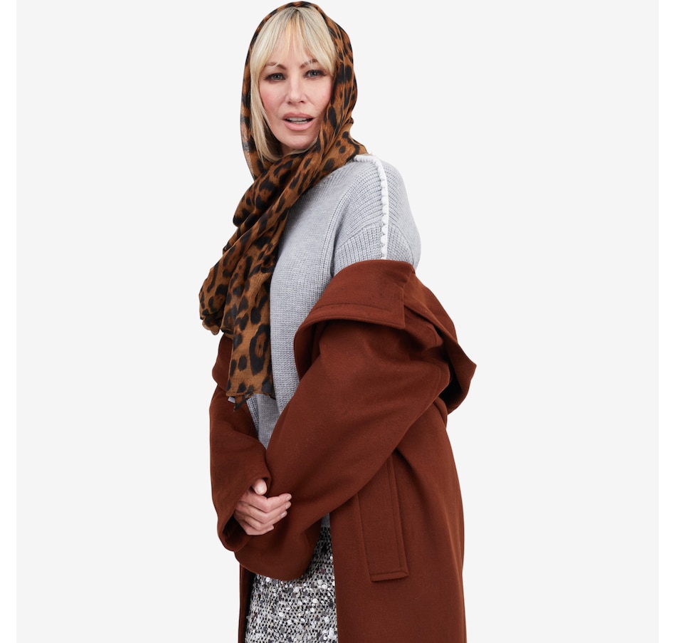 Image 104440.jpg, Product 104-440 / Price $60.00, Brian Bailey Leopard Print Scarf from Brian Bailey on TSC.ca's Fashion department