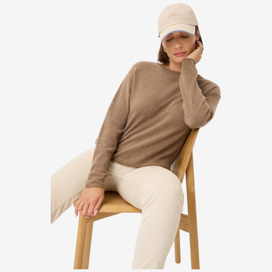 Image 104442_TPE.jpg, Product 104-442 / Price $268.00, Brax Liz Merino Cashmere Sweater from Brax on TSC.ca's Fashion department