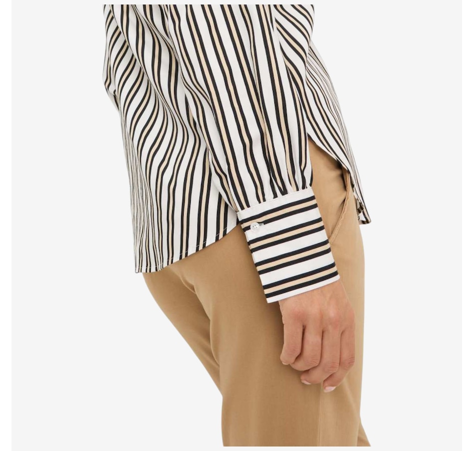 Image 104444_ALTMORE3.jpg, Product 104-444 / Price $248.00, Brax Viscose Stripe Top from Brax on TSC.ca's Fashion department