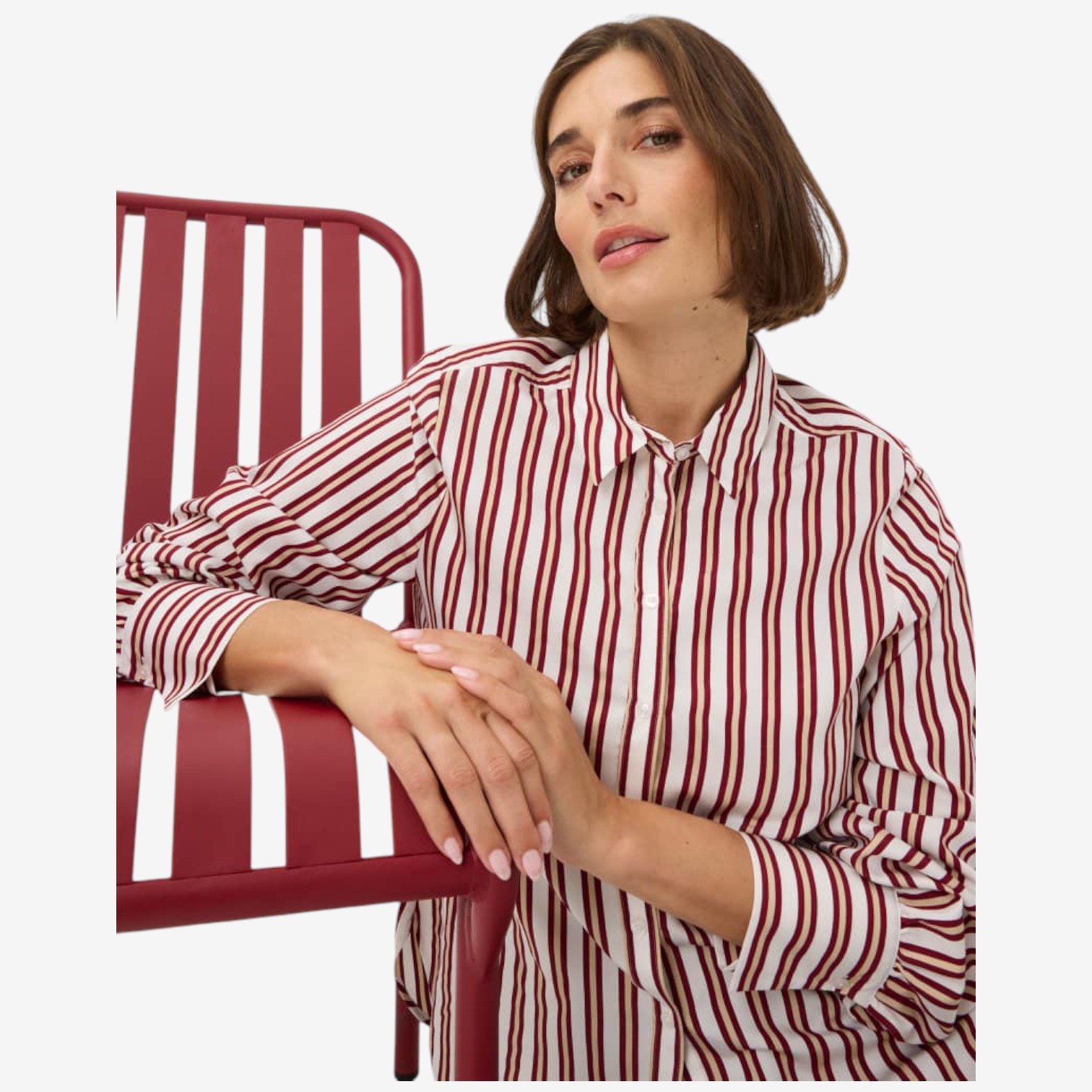 Brax Viscose Stripe Top - TSC.ca
