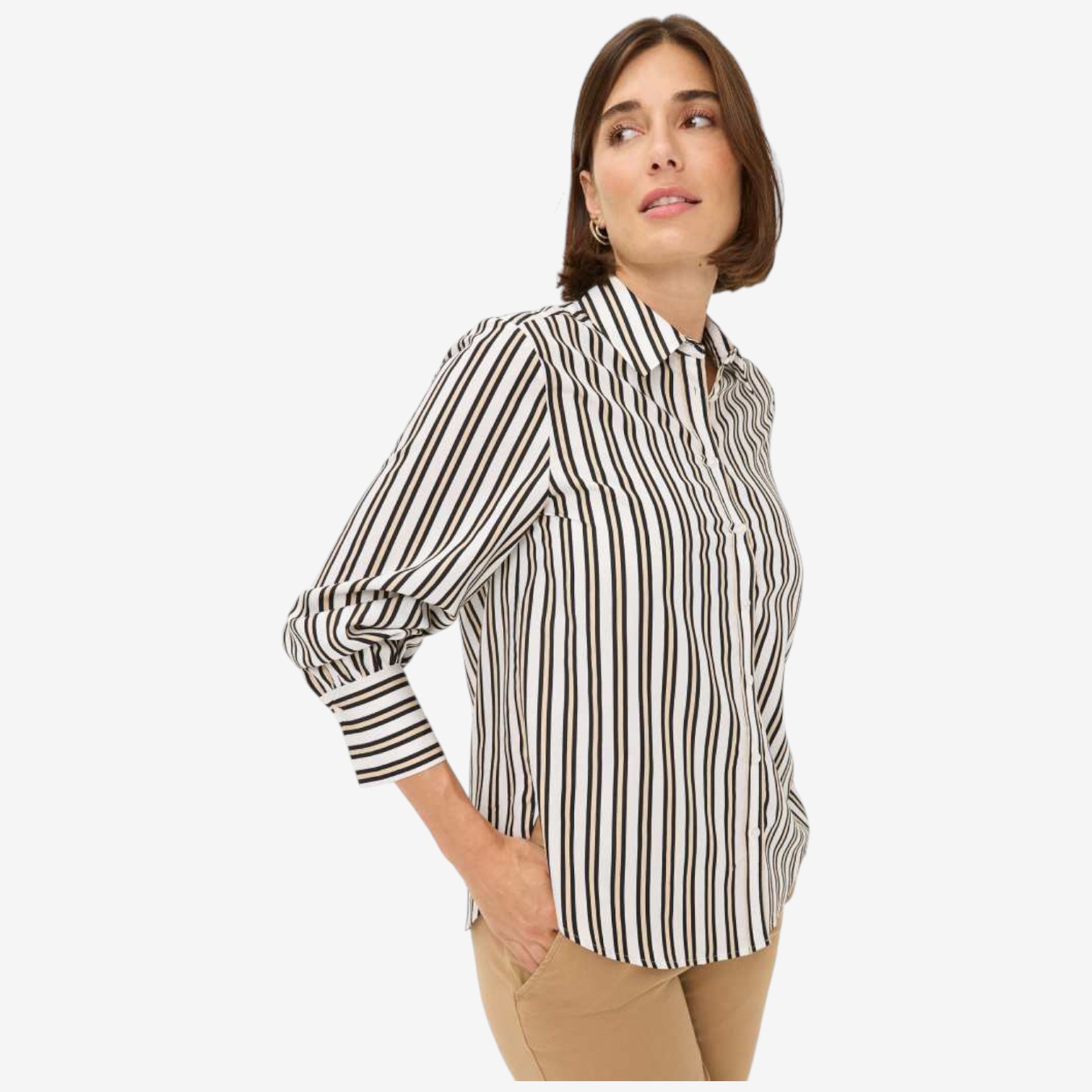 Brax Viscose Stripe Top - TSC.ca