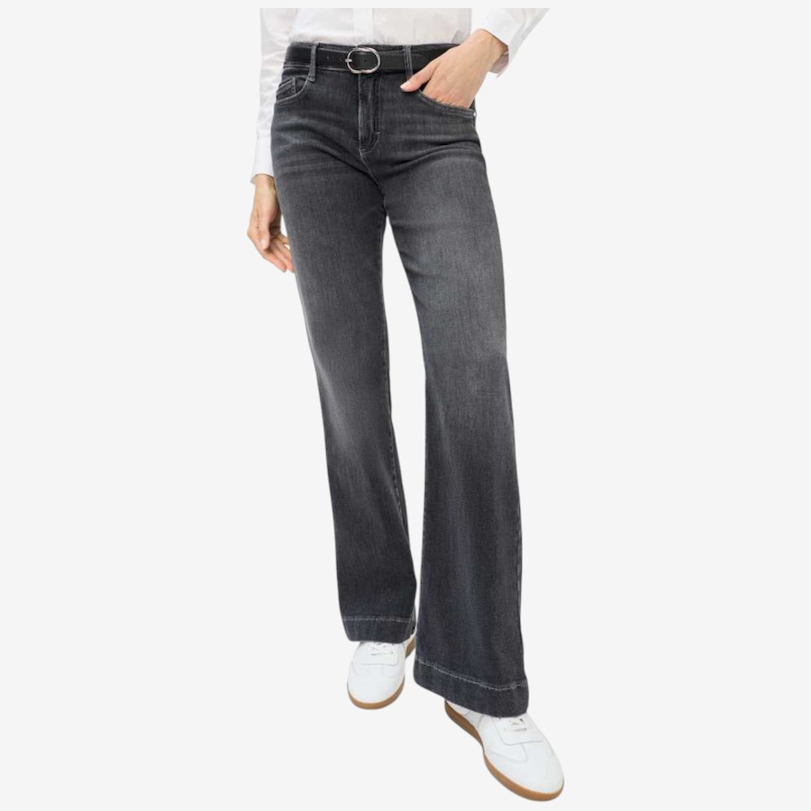 Image 104448_USEGY.jpg, Product 104-448 / Price $298.00, Brax Maine Wide Leg Jean from Brax on TSC.ca's Fashion department