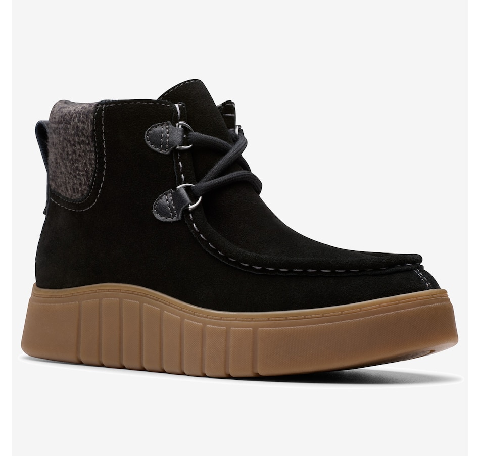 Image 104451_BLK.jpg, Product 104-451 / Price $150.00, Clarks Mykah Izzy Suede Boot from Clarks Footwear on TSC.ca's Shoes department