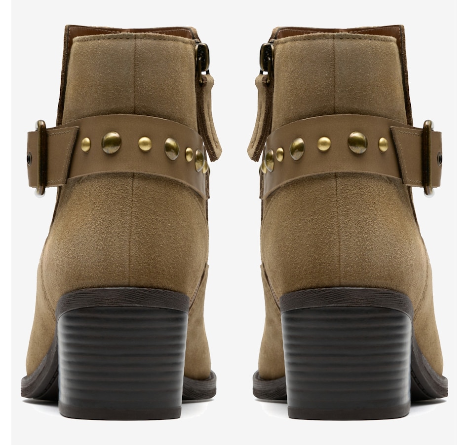 Image 104455_ALTMORE4.jpg, Product 104-455 / Price $200.00, Clarks Morzine Buckle Suede Ankle Boot from Clarks Footwear on TSC.ca's Shoes department