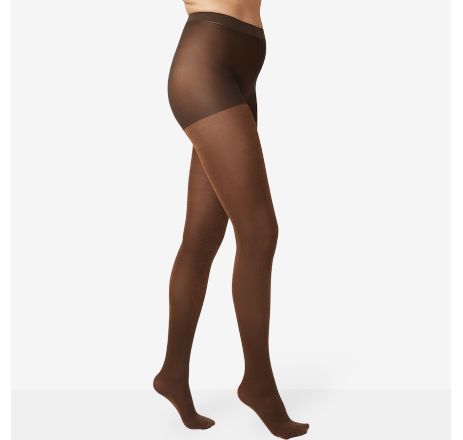 Image 104530_GLD.jpg, Product 104-530 / Price $28.00, Hue Metallic Opaque Tight With Control Top from HUE on TSC.ca's Fashion department