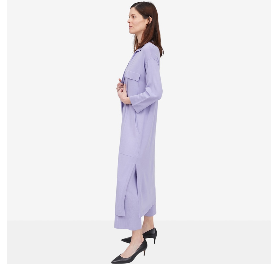 Image 104538_ALTMORE2.jpg, Product 104-538 / Price $140.00, Why Not Long Sleeve Cardigan with Pockets and Side Slits from Why Not on TSC.ca's Fashion department