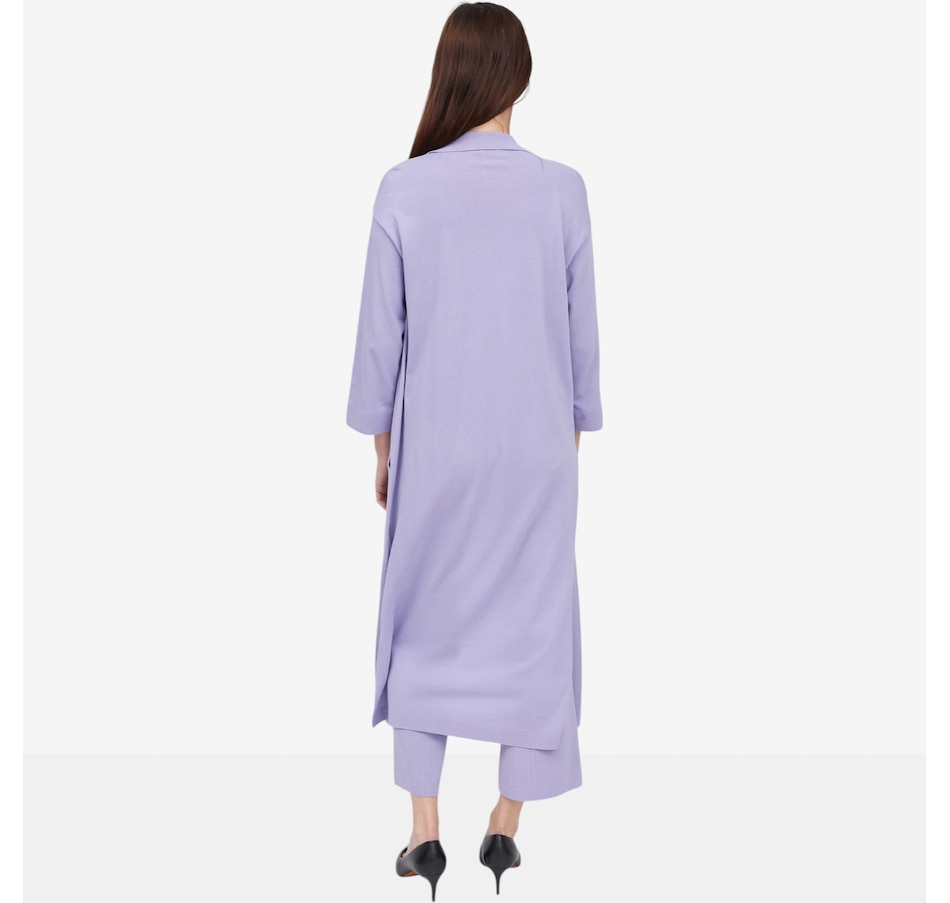 Image 104538_ALTMORE3.jpg, Product 104-538 / Price $140.00, Why Not Long Sleeve Cardigan with Pockets and Side Slits from Why Not on TSC.ca's Fashion department