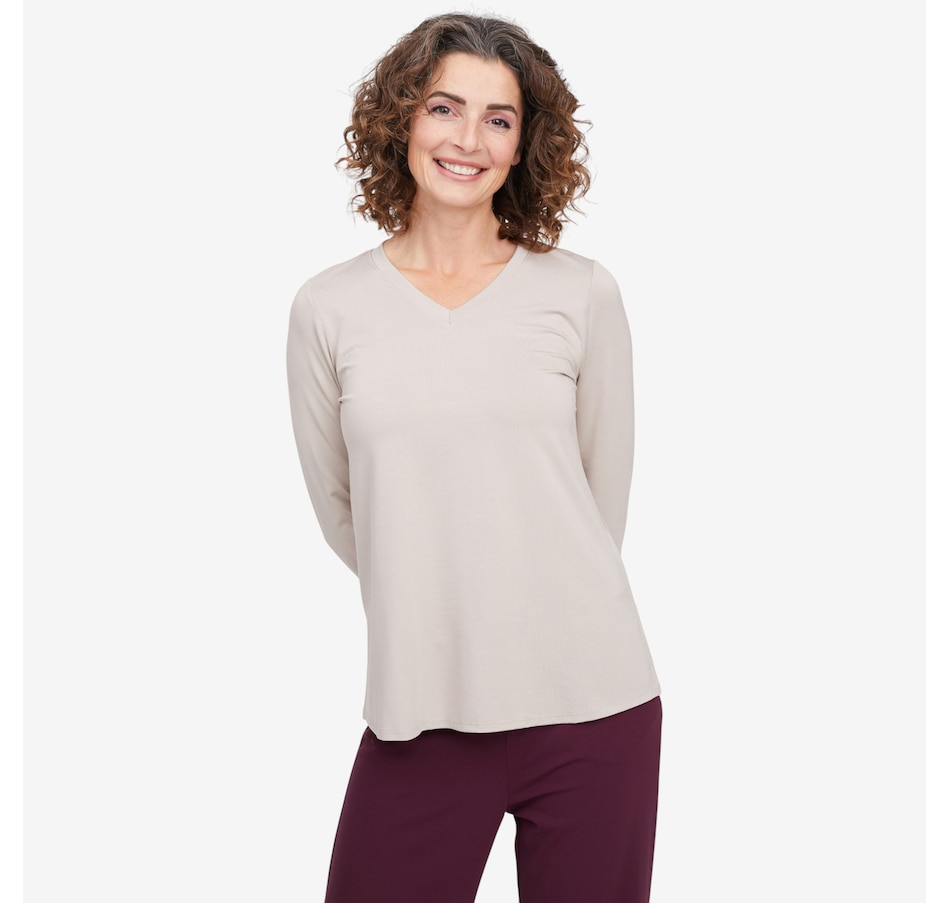 Image 104586_LAT.jpg, Product 104-586 / Price $59.99, Mr. Max Ultra Modal Essential Relaxed Fit Long Sleeve Top from Mr. Max on TSC.ca's Fashion department