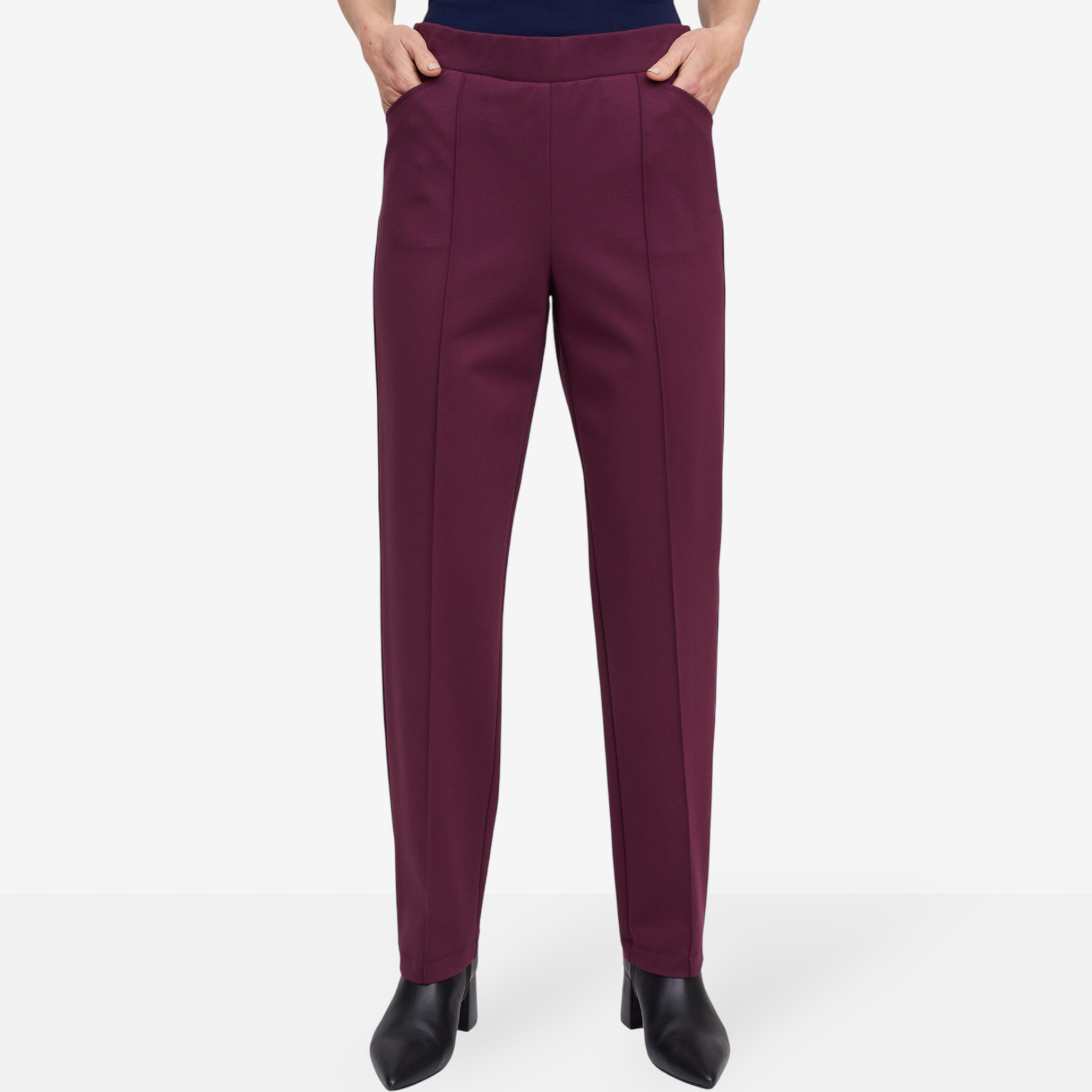 Mr. Max Vortex Ponte Slim Leg Pant with Pintuck Detail - TSC.ca