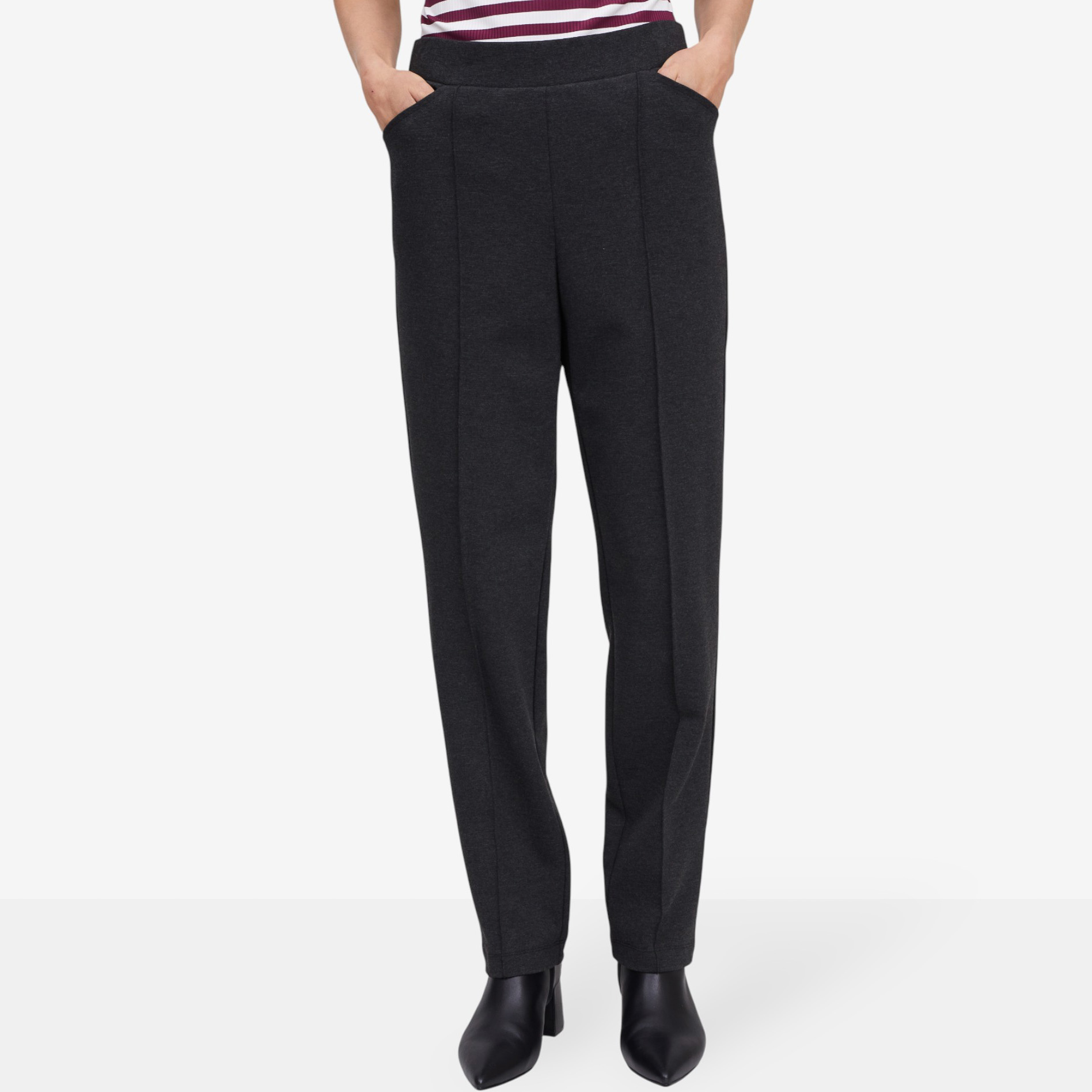Mr. Max Vortex Ponte Slim Leg Pant with Pintuck Detail - TSC.ca