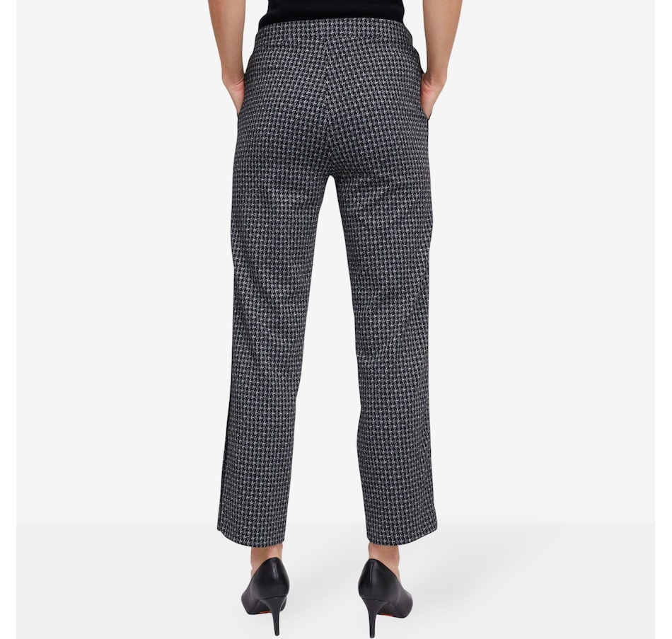 Image 104592_ALTMORE2.jpg, Product 104-592 / Price $59.88, Mr. Max Shimmer Houndstooth Pant with Piping Detail from Mr. Max on TSC.ca's Fashion department